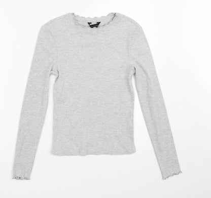 Womens UK Size 8 New Look Grey Pullover Jumper