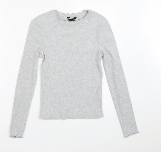 Womens UK Size 8 New Look Grey Pullover Jumper