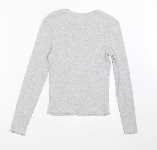 Womens UK Size 8 New Look Grey Pullover Jumper