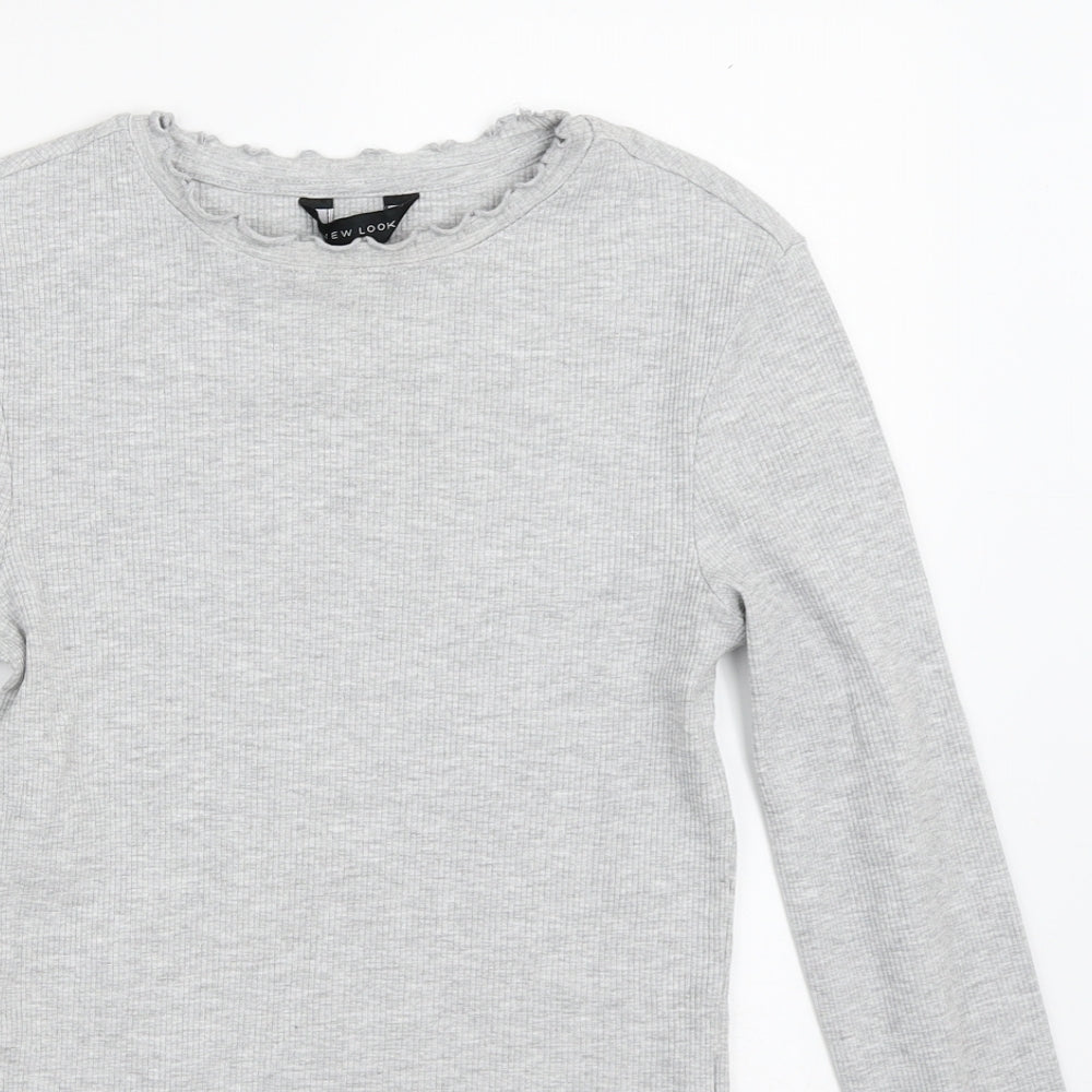 Womens UK Size 8 New Look Grey Pullover Jumper