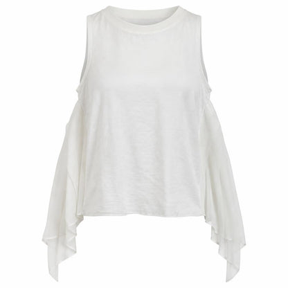 Womens UK Size XS Light before Dark White Basic Blouse