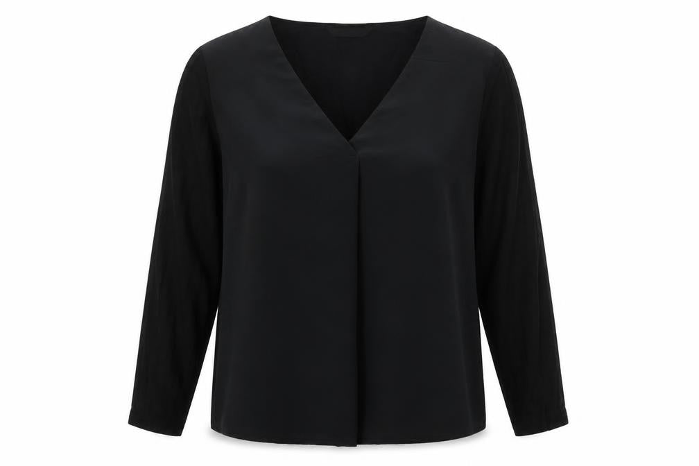 Womens UK Size L Dunnes Stores Black Basic Blouse
