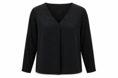 Womens UK Size L Dunnes Stores Black Basic Blouse