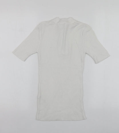 Womens UK Size 6 Savida White Pullover Jumper