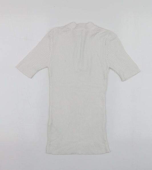 Womens UK Size 6 Savida White Pullover Jumper