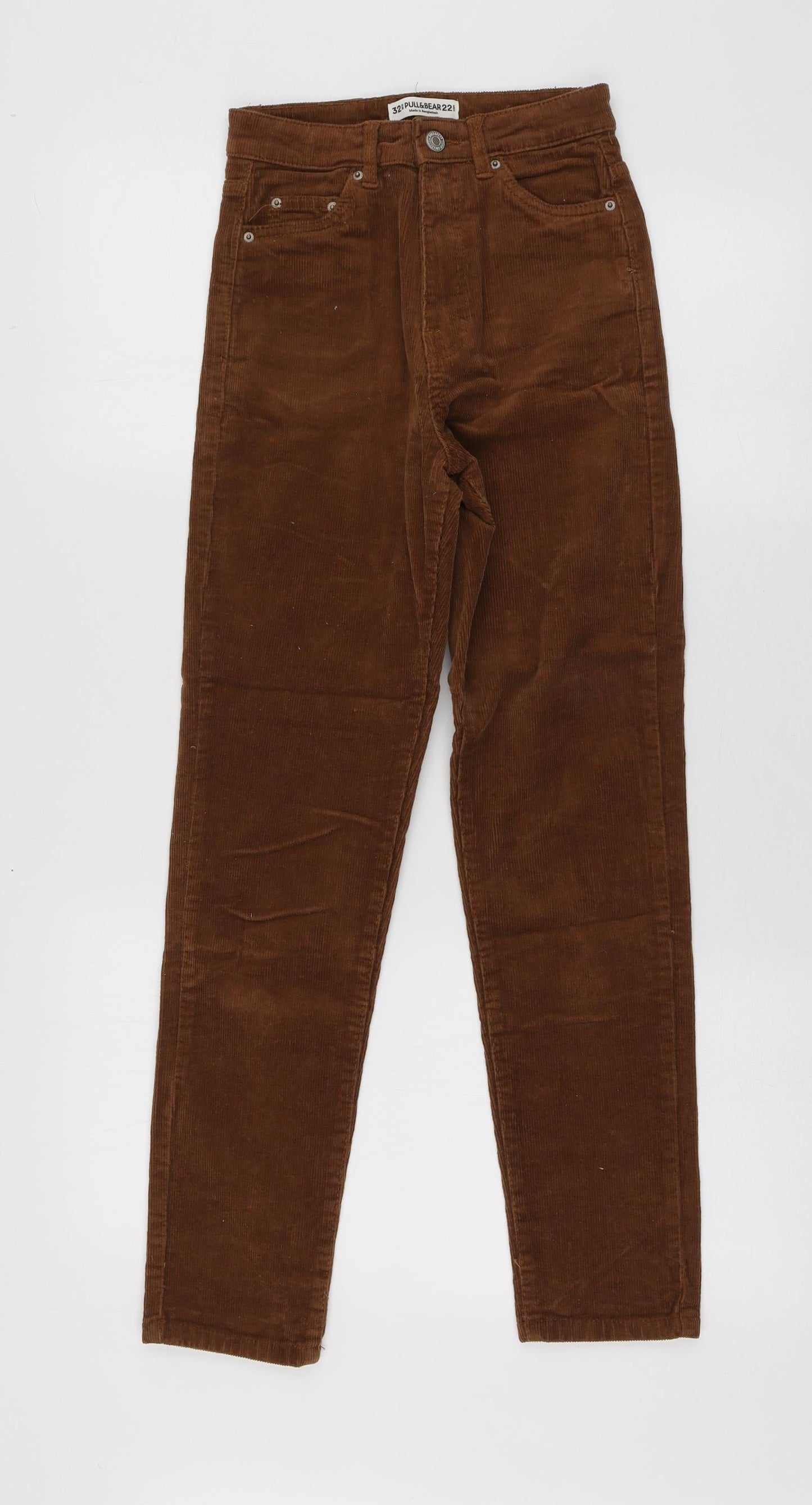 Womens UK Size 32 Pull&Bear Regular Fit Jegging Brown Trousers