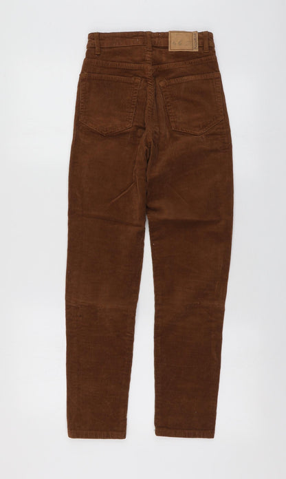Womens UK Size 32 Pull&Bear Regular Fit Jegging Brown Trousers