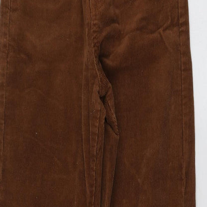 Womens UK Size 32 Pull&Bear Regular Fit Jegging Brown Trousers