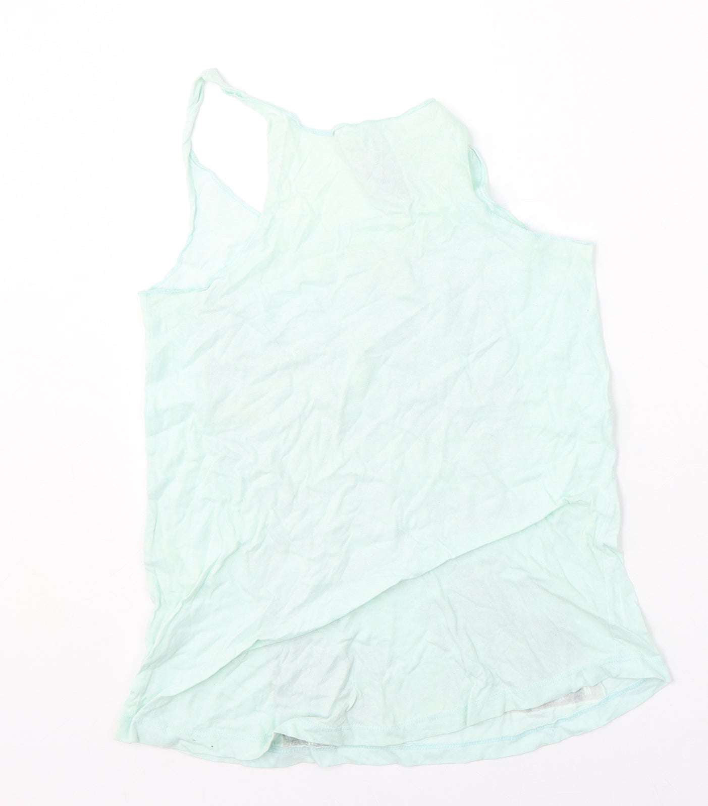 Womens UK Size 8 Atmosphere Blue Basic Tank