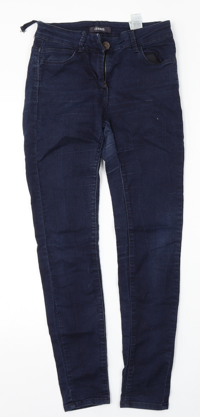 Womens UK Size 8 Marks and Spencer Regular Fit Skinny Blue Jeans