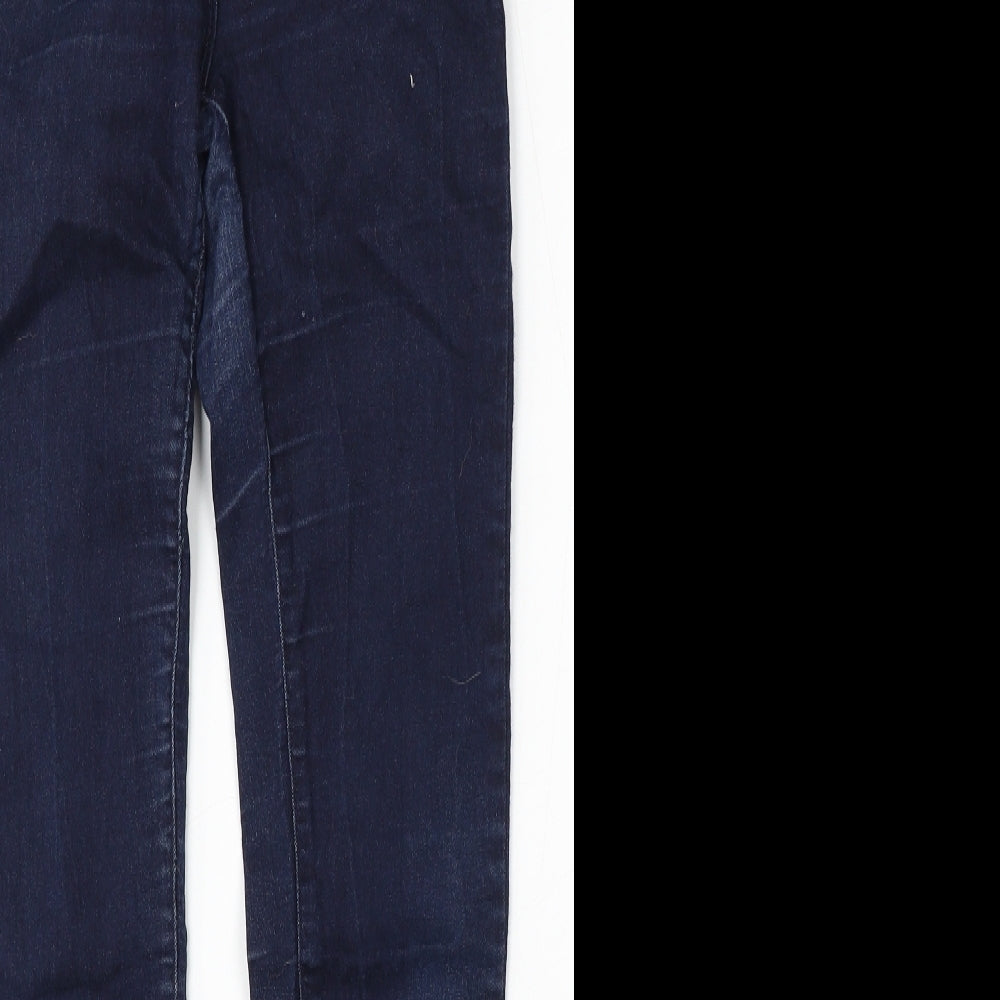 Womens UK Size 8 Marks and Spencer Regular Fit Skinny Blue Jeans