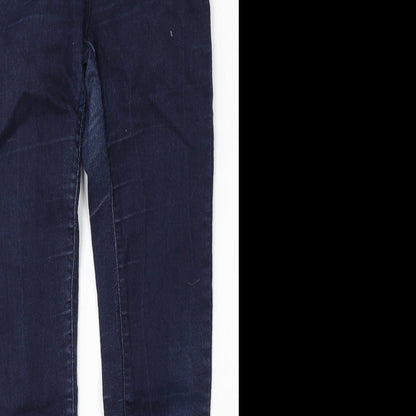 Womens UK Size 8 Marks and Spencer Regular Fit Skinny Blue Jeans