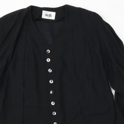 Womens UK Size 10 Wallis Black Jacket