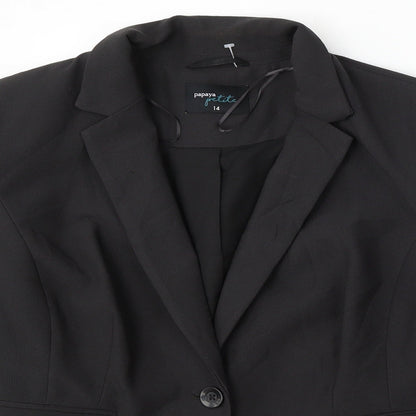 Matalan Womens Grey  Polyester Jacket Suit Size 14