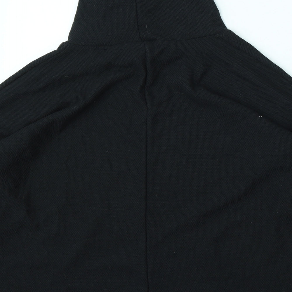 Nuova Collezione Womens Black High Neck  Viscose Pullover Jumper Size L