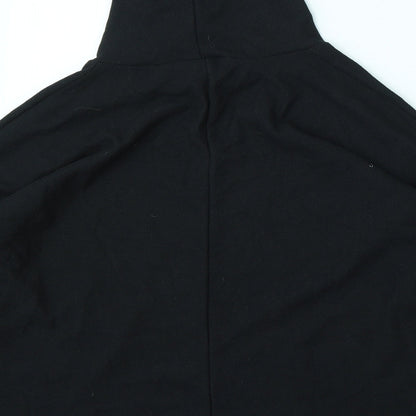 Nuova Collezione Womens Black High Neck  Viscose Pullover Jumper Size L