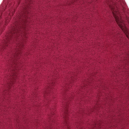 Womens UK Size M Isle Essentials Purple Pullover Jumper