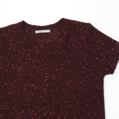 Womens UK Size 14 Marks and Spencer Red Pullover Jumper