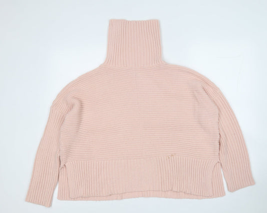 Womens UK Size 10 Miss Selfridge Pink Pullover Jumper