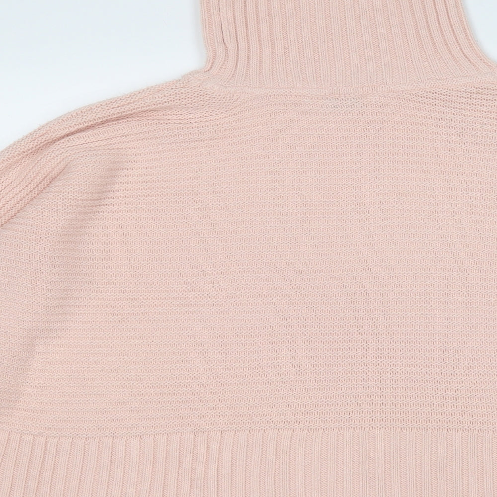 Womens UK Size 10 Miss Selfridge Pink Pullover Jumper