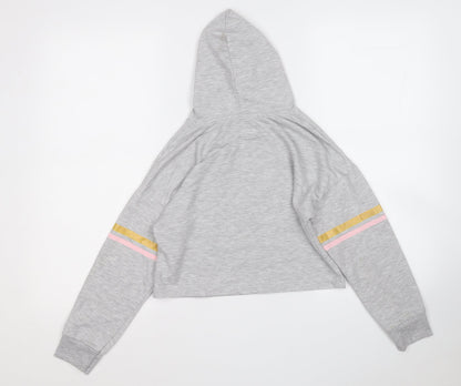 Sienna Dazzel Womens Grey  Acrylic Pullover Hoodie Size S   - Chicago