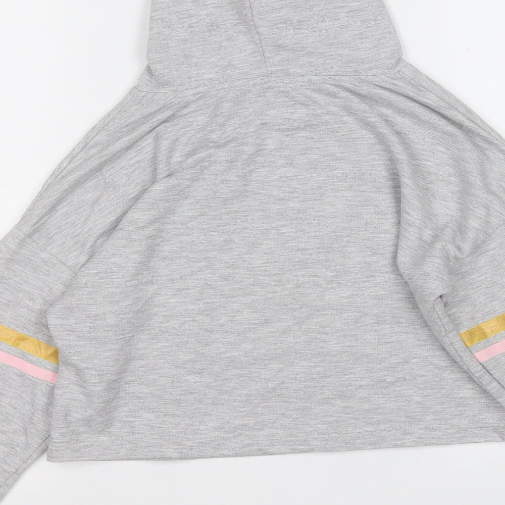 Sienna Dazzel Womens Grey  Acrylic Pullover Hoodie Size S   - Chicago
