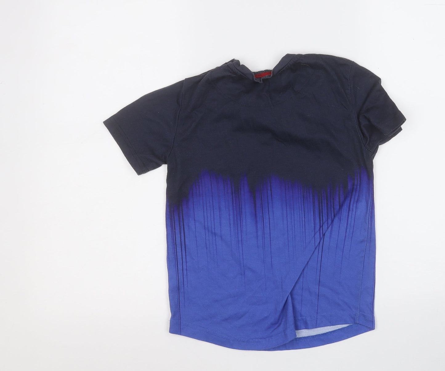DFND Boys Blue  Polyester Basic T-Shirt Size S Round Neck