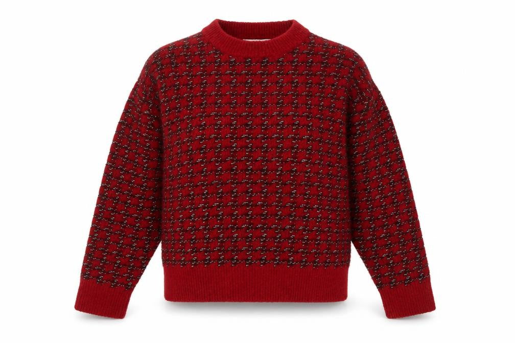 Womens UK Size S MNG Red Pullover Jumper