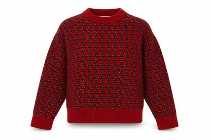 Womens UK Size S MNG Red Pullover Jumper