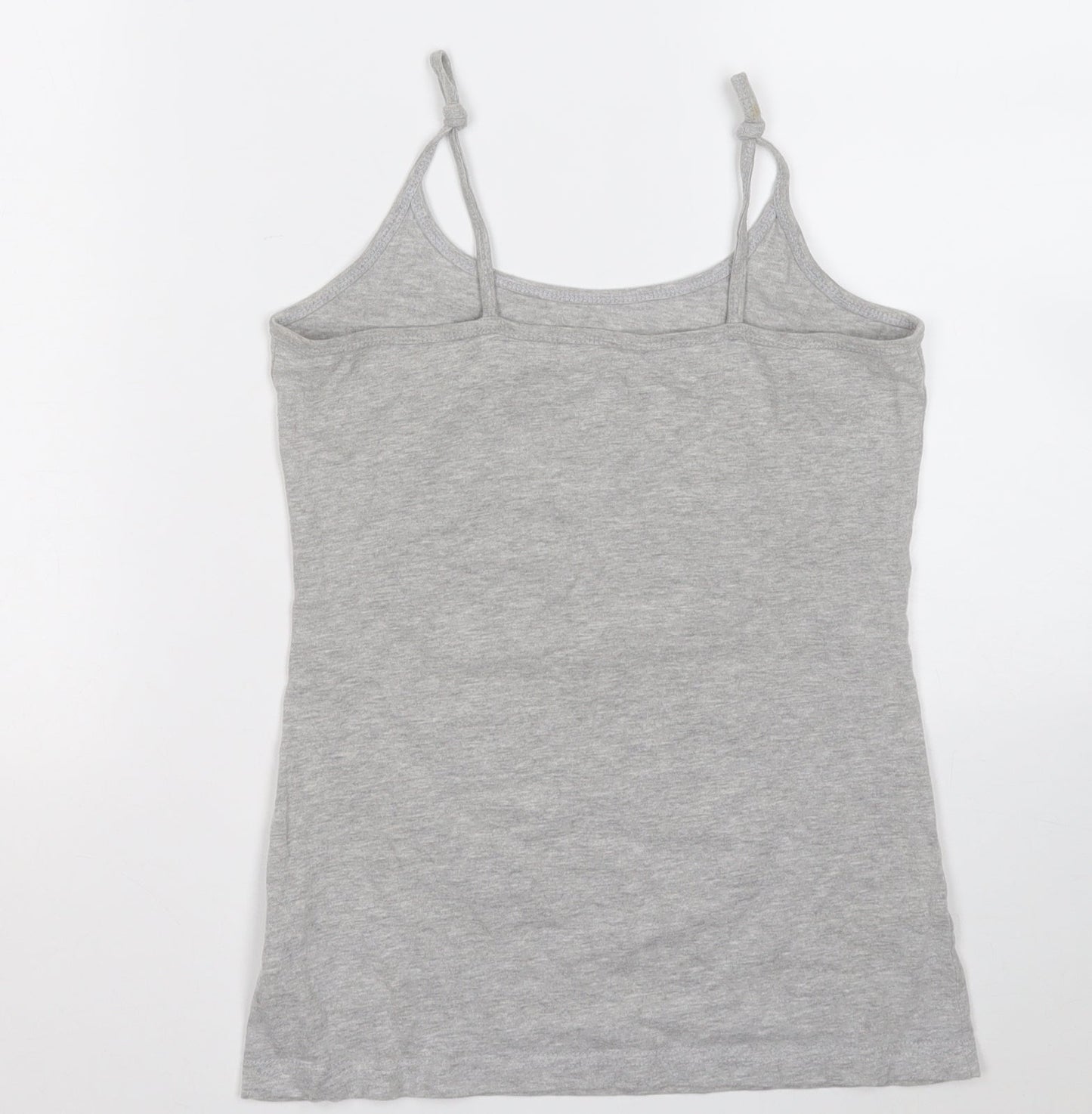 Womens UK Size 6 love to lounge Grey Basic Tank