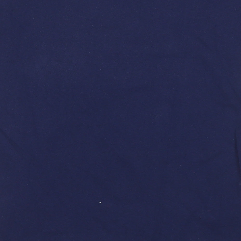Fruit of the Loom Boys Blue  Cotton Basic T-Shirt Size 9-10 Years Round Neck  - I paused my game to be here