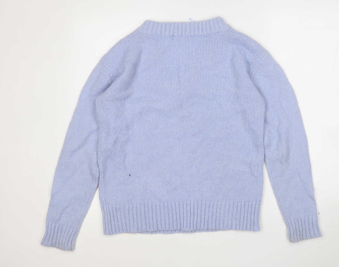 Womens UK Size 8 NEXT Blue Pullover Jumper