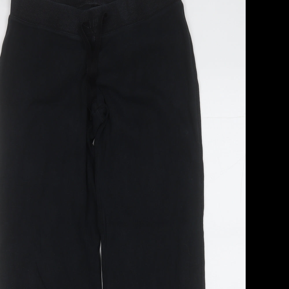 Cherokee Womens Black  Cotton Jogger Trousers Size 10 L27 in Regular