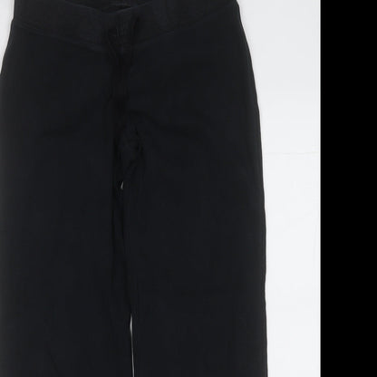 Cherokee Womens Black  Cotton Jogger Trousers Size 10 L27 in Regular