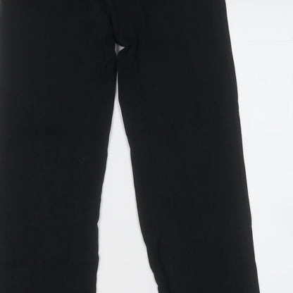 Cherokee Womens Black  Cotton Jogger Trousers Size 10 L27 in Regular