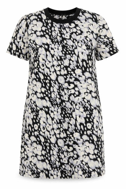 F&F Womens Multicoloured Animal Print Polyester A-Line  Size 10  Round Neck Pullover