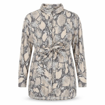 Womens UK Size S H&M Beige Basic Blouse