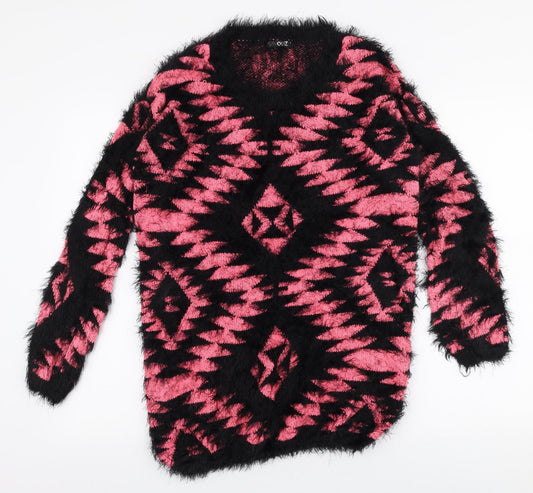 Womens UK Size S Quiz Multicoloured Pullover Jumper