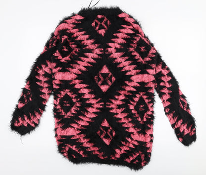 Womens UK Size S Quiz Multicoloured Pullover Jumper