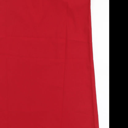 Yoins Womens Red  Polyester Camisole Blouse Size S Round Neck