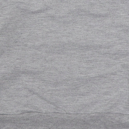 Preworn Girls Grey  Cotton Pullover Sweatshirt Size 2 Years  Pullover