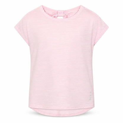 Matalan Girls Pink  Polyester Basic T-Shirt Size 8-9 Years Round Neck Pullover