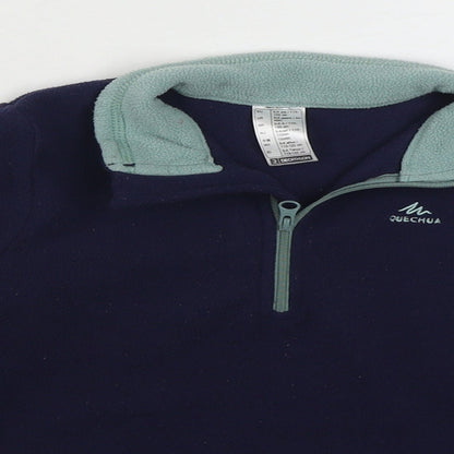 Quechua Boys Blue   Jacket  Size 5-6 Years  Zip
