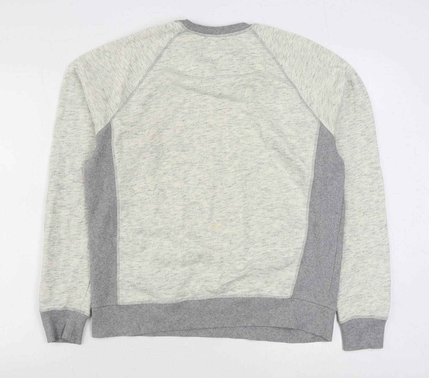 Topman Mens Grey  Cotton Pullover Sweatshirt Size M