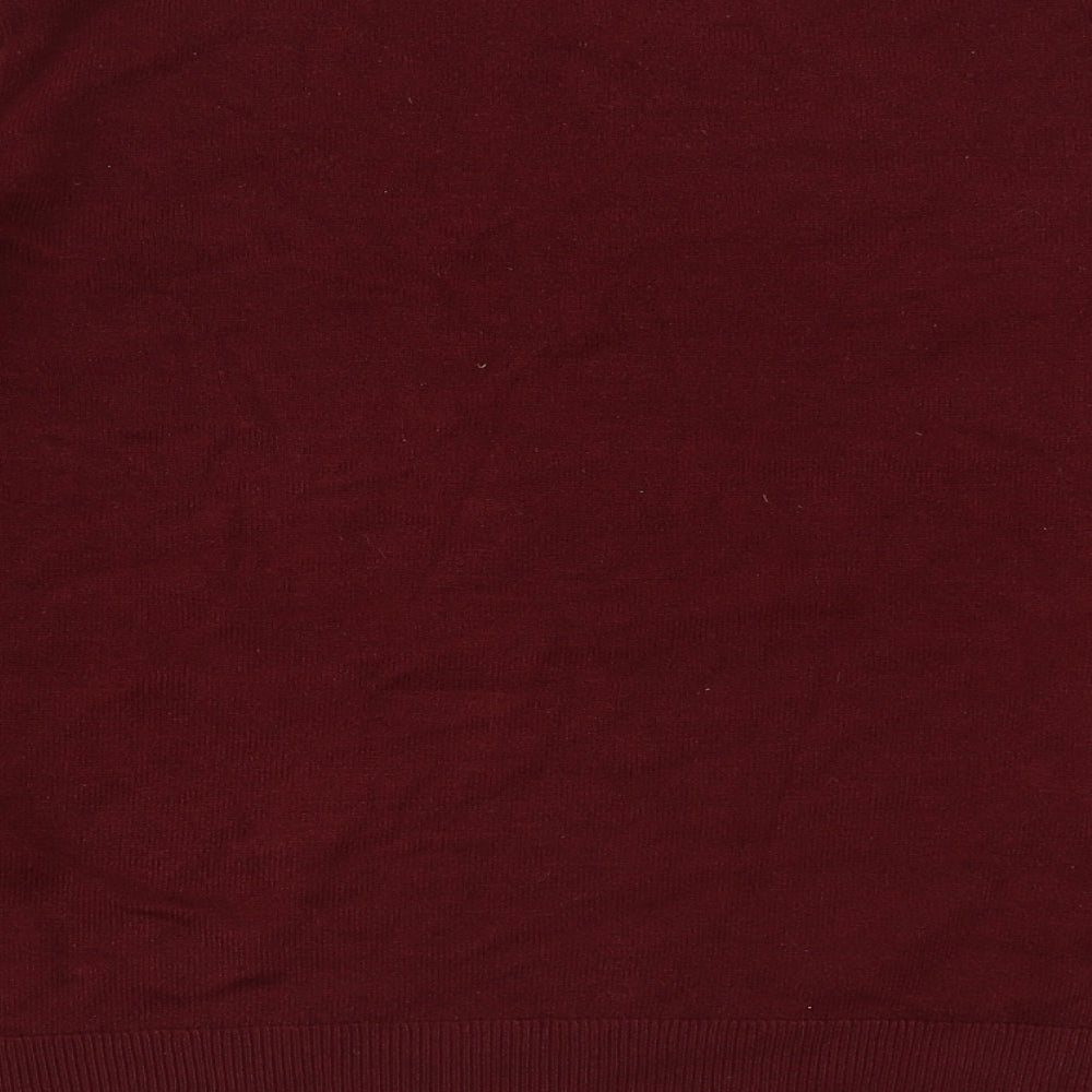 Womens UK Size 14 Marks and Spencer Red Pullover Jumper