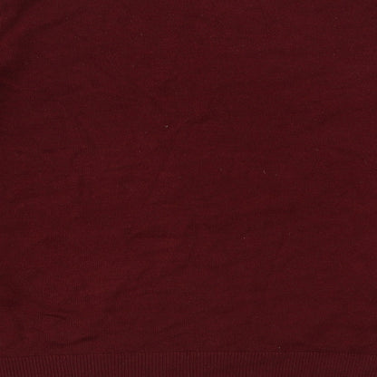 Womens UK Size 14 Marks and Spencer Red Pullover Jumper