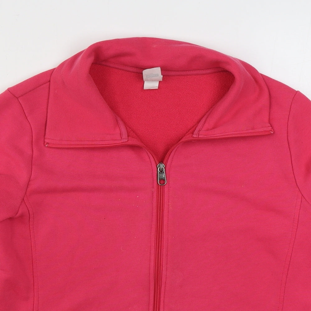DECATHLON Womens Pink   Jacket  Size L  Zip