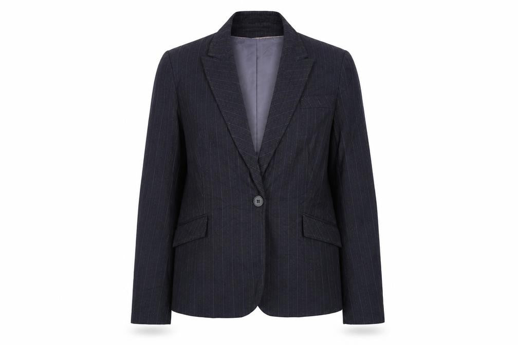 Womens UK Size 18 AMARANTO Blue Jacket