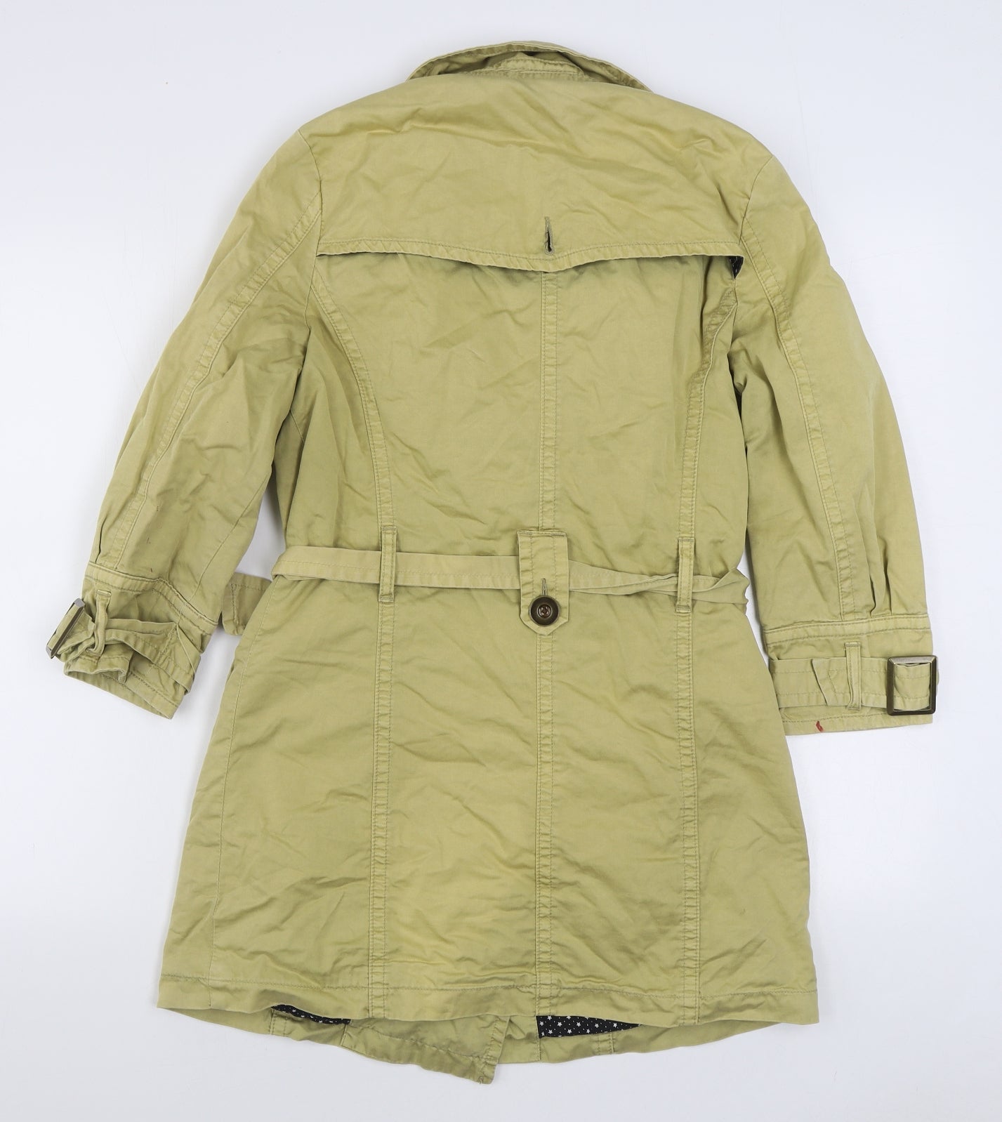 Womens UK Size 10 Topshop Beige Trench Coat