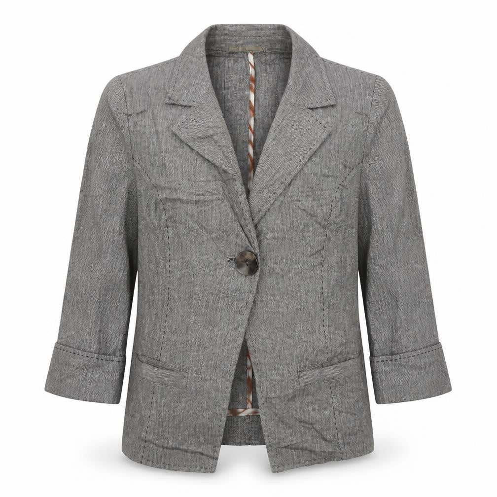 Womens UK Size 10 Per Una Grey Jacket